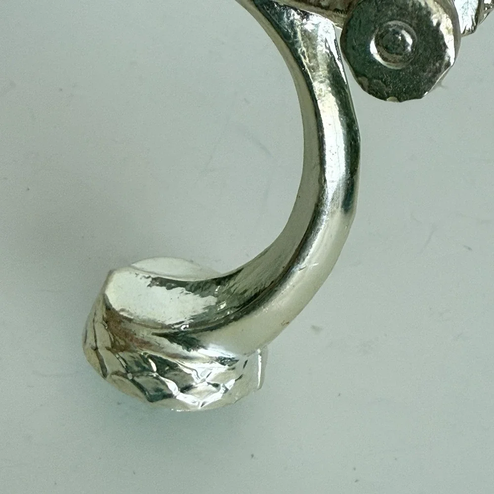 Vintage Go Cart Trophy Topper Silver Tone Metal 4.75